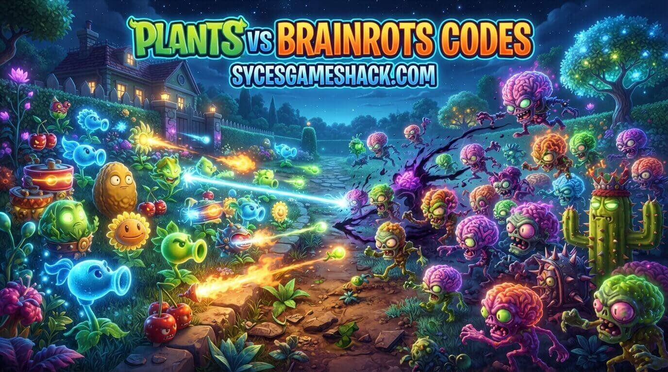Plants vs Brainrots Codes