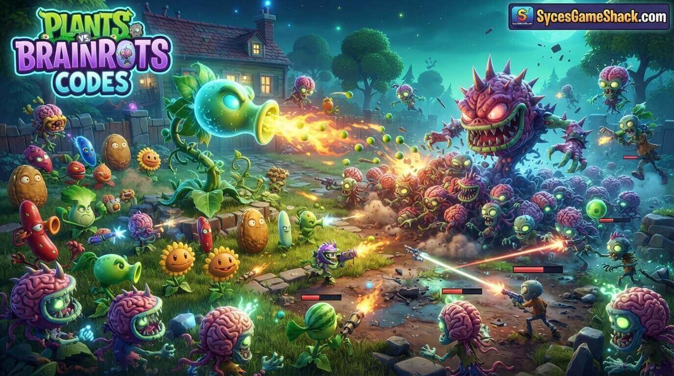 Plants vs Brainrots Codes