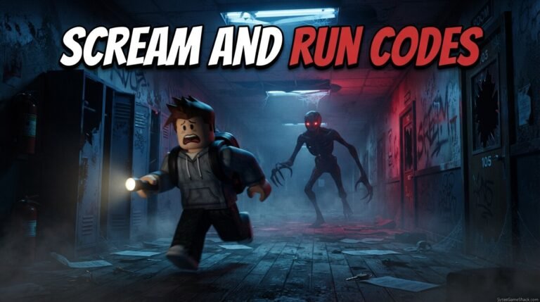 Scream And Run Codes