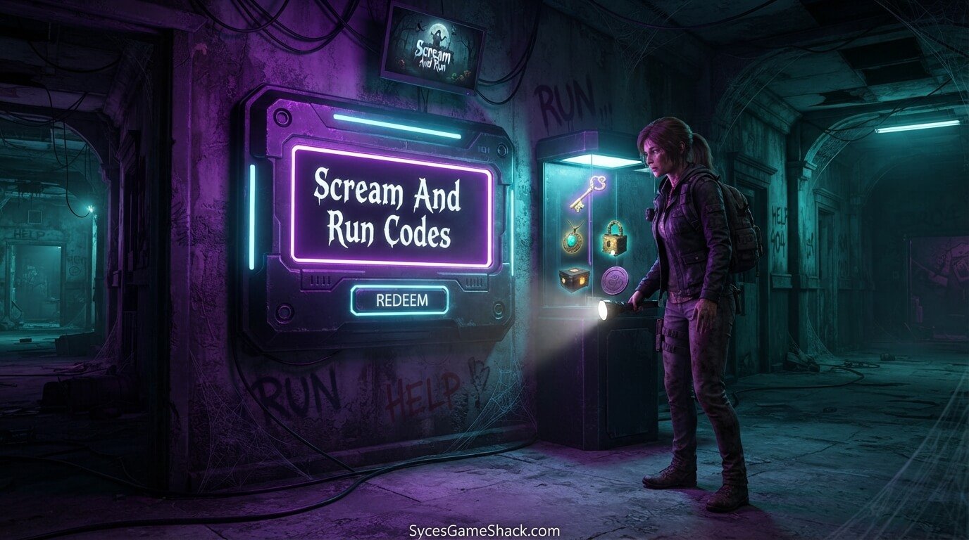 Scream And Run Codes