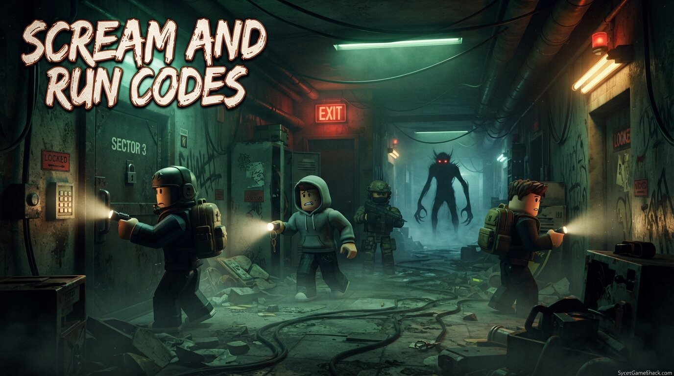 Scream And Run Codes