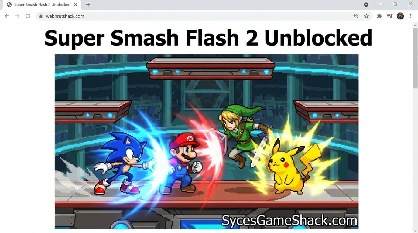 Super Smash Flash 2 Unblocked