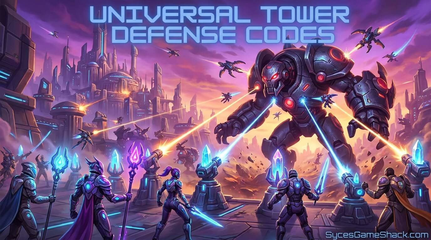 Universal Tower Defense Codes