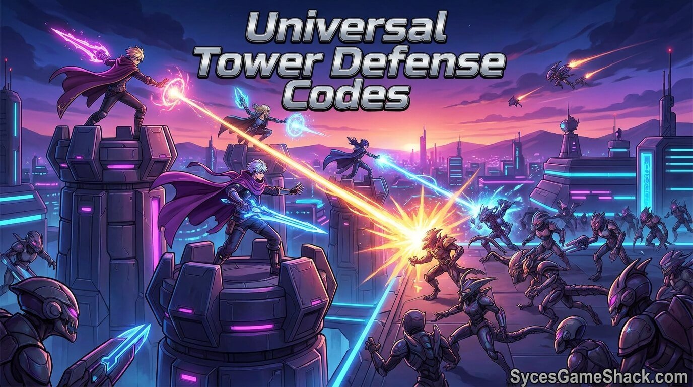 Universal Tower Defense Codes