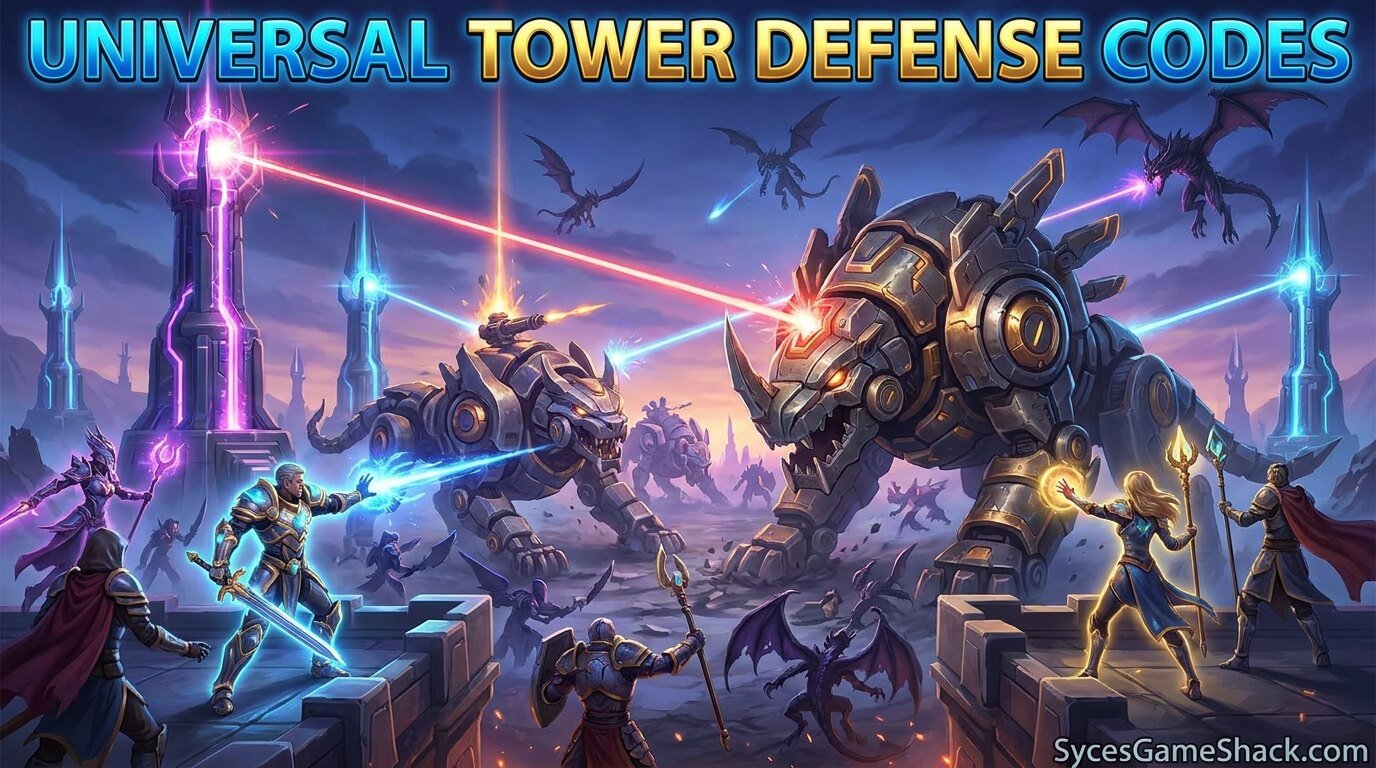 Universal Tower Defense Codes