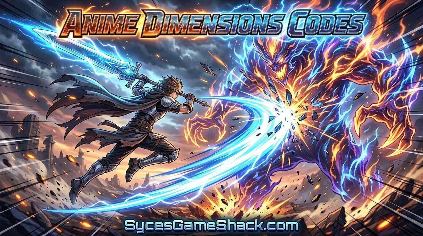 Anime Dimensions codes