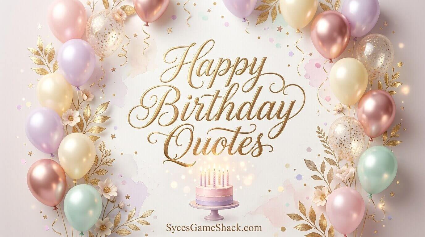 Happy Birthday Quotes