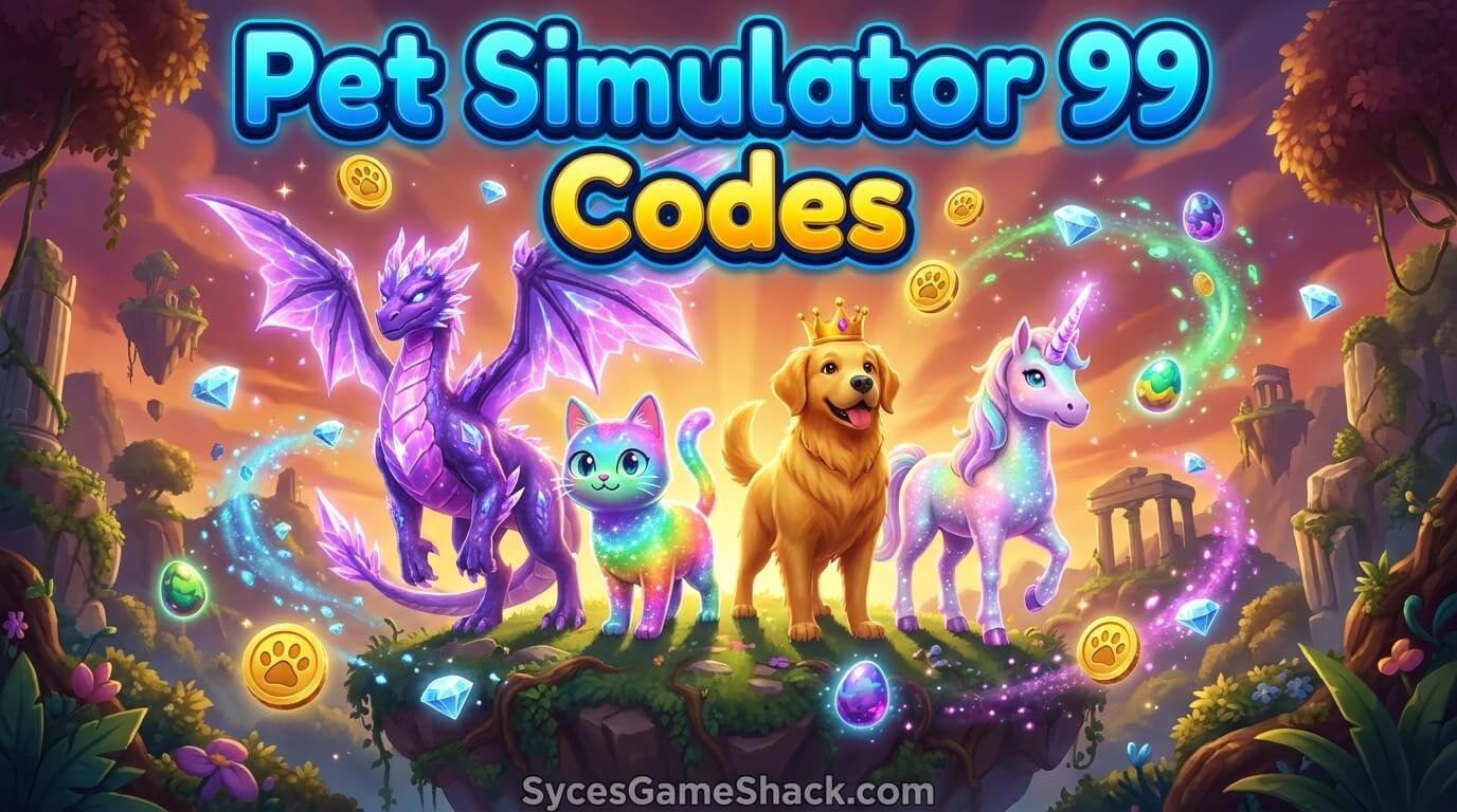 Pets Simulator 99 Codes