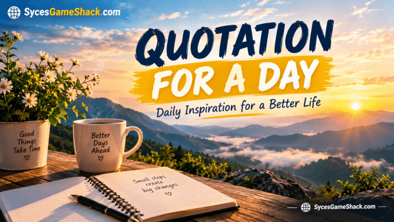 Quotation for a Day