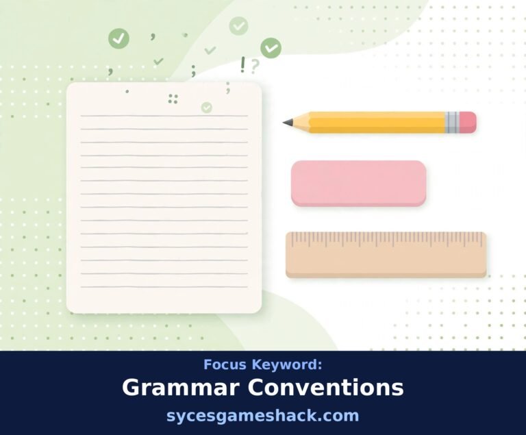 grammar conventions rules explained with examples