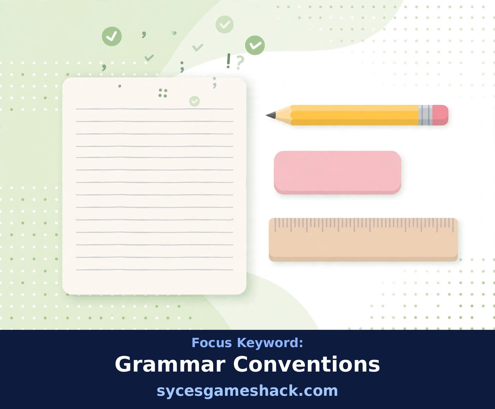 grammar conventions rules explained with examples